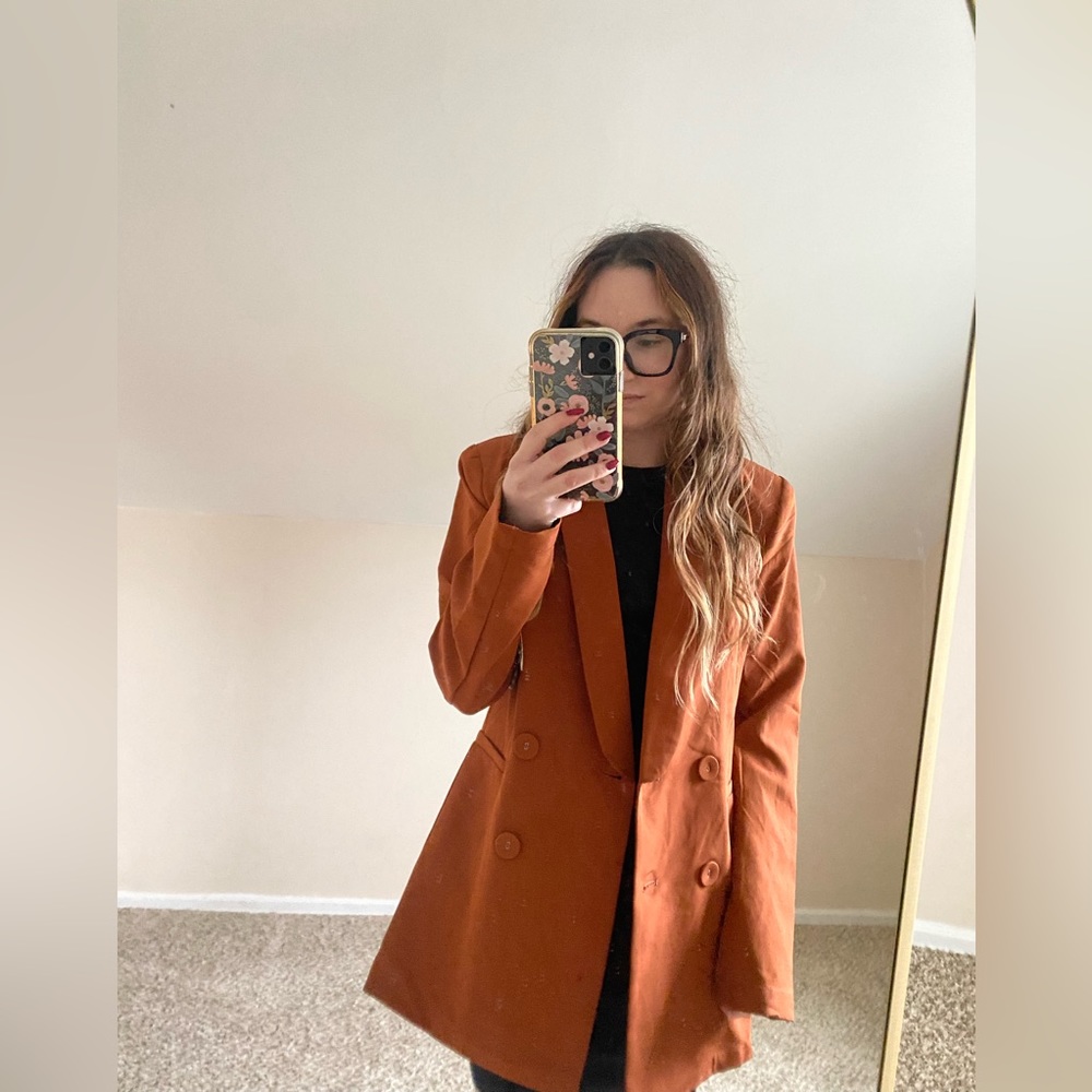 ✨NWT✨ Altar’d State Burnt Orange Oversized Blazer